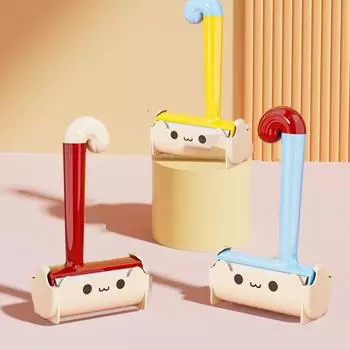 Dust Wiper Tearable Hair Removal Roller Pet Hair Clothes Lint Cleaner Lint Roller Bedding красный