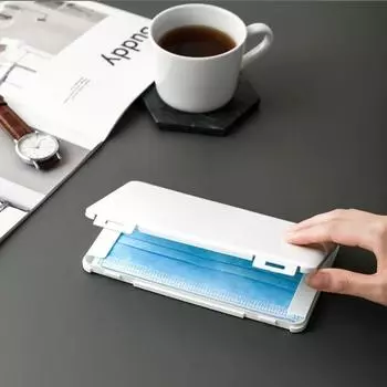 Dustproof and Moisture-Proof Cover Holder Mask Storage Seal Box Portable Face Masks Organizer 1 pcs