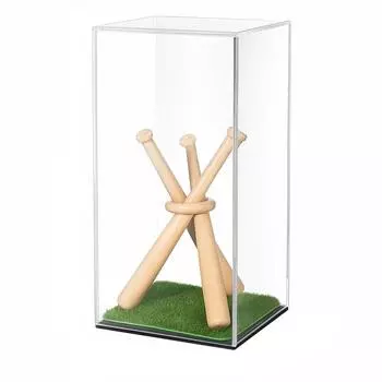 Dustproof Baseball Display Stand Acrylic Baseball Holder Case Baseball Storage Boxes Team Sports as picture
