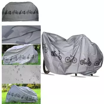 Dustproof Cover Mtb Bike Case Bicycle Cover Outdoors Rain Bike Cover Uv Protector Motorcycle Scooter Waterproof Thin Section серый