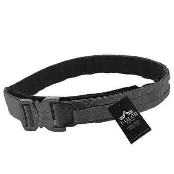 Duty Gunfighter Survival Game Tactical Inner Belt Gun Molle Cobra Real Material [TAILOR JAPAN] Ремень, Ремень, Ремень, Ремень, В комплекте, Ремень, Ремень, Пряжка, чёрный