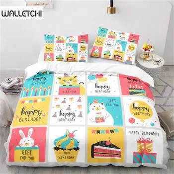 Duvet Cover Cute Cartoon Animal King for Kids Girls Boy Teen Gift Cute Dinosaur Dog Comforter Cover Microfiber Bedding Bedroom EU single(135x200cm)