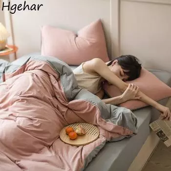 Duvet Cover Washable Durable Household Skin-friendly Comfortable Students Bedclothes Soft Bedroom Dormitory Textile Bedding New 150x200cm