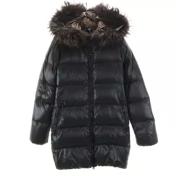 DUVETICA down coat 38 black Women Used