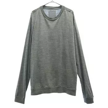 DUVETICA Made in Japan wool Long sleeve T-shirt gray Cut Men s Used