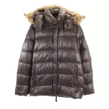DUVETICA Nylon Long sleeve Down jacket 48 Brown Men s Used