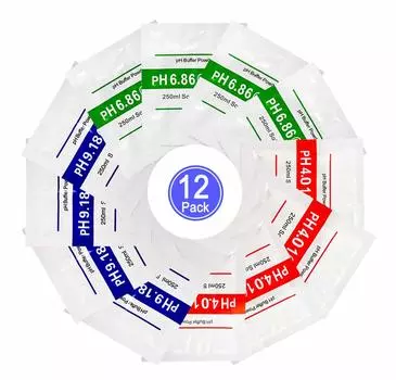 Duvinin PH 12 Калибровка измерений для тропических рыб 4 Корректирующий порошок 01 Edition Буфер, Пакеты, Порошок, Разведение, Аквариумы, Гидропоника,