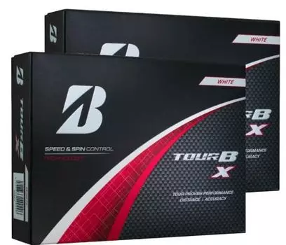 Дюжина Bridgestone 2024 TOUR BX Tour BX белая 2 дюжины 24 мяча футболка [2 комплекта] + комплект…