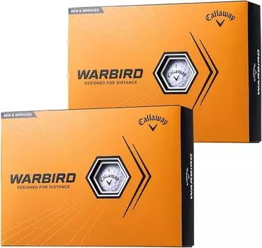 Дюжина мячей для гольфа Callo Way Warbird 2023 года выпуска, модель белого цвета, 2 дюжины, 24 мяча, в комплекте карточка магазина [2 комплекта] *Оригинал