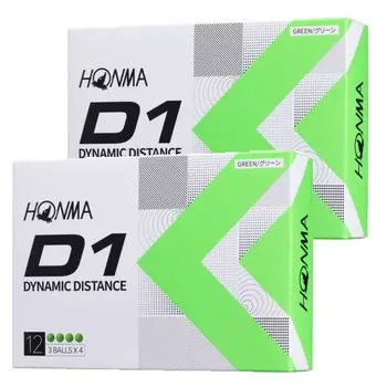 Дюжина мячей для гольфа Honma D1 BT2201 2 дюжины 24 мяча для гольфа Honma BT2201 2022 года Модель Зеленая карта магазина включена [2 комплекта] D-1 *Оригинал