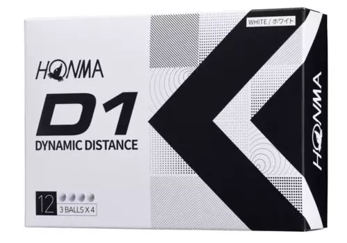 Дюжина мячей для гольфа Honma D1 BT2201 из 2 предметов 2 дюжины 24 мяча HONMA Honma Golf Tee Set [2 комплекта] + белый