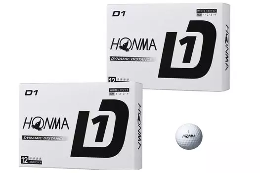 Дюжина мячей для гольфа Honma Golf D1 2024 года, модель BT2401, набор из 2 дюжин мячей для гольфа HONMA, 24 мяча [2 комплекта] +