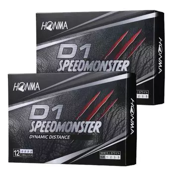 Дюжина мячей для гольфа Honma Golf Honma D1 Мяч Speed Monster honma White White BT2003 в комплекте [2 комплекта] (24 мяча) Магазин