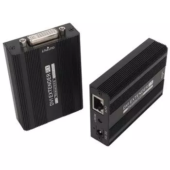 DVI Extender 1920x1080P At 60HZ POE Single Power Supply Plug and Play Video Extender 100240V UK UK Plug