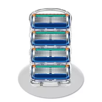 Два 5-слойных лезвия бритвы Sun гипоаллергенные для чистого бритья Fusion Power ProGlide ProShield сменные лезвия бритвы, 4 шт., 1 шт., корейское лезвие бритвы