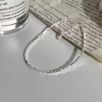 Два браслета из стерлингового серебра 925 пробы, женские изящные украшения для рук