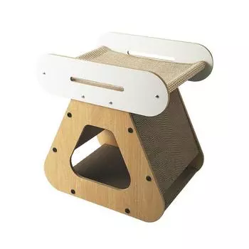 Два в одном Когтеточка для кошек Домашнее кошачье гнездо Закрытый безопасный домик-гнездо Four Seasons Universal Villa House log color