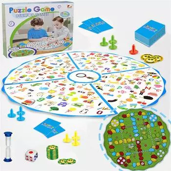 Два в одном Тренировка реакции ребенка Настольная игра Детектив Поиск самолета Шахматы