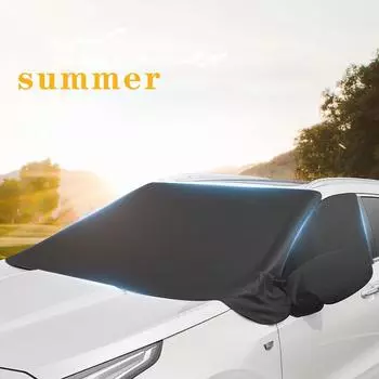 Два в одном всесезонный универсальный автомобильный чехол от снега защита от замерзания защита от солнца солнцезащитный козырек для Tesla Model 3 Model Y