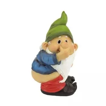 Dwarf Garden Gnomes Take Off Pants Resin Ornaments Garden Decorative Crafts