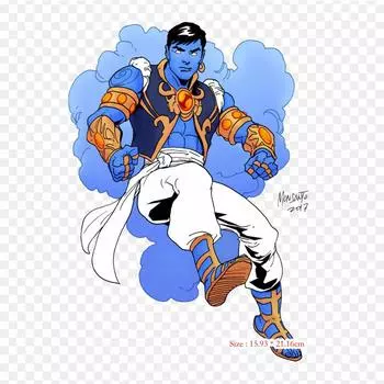 Дуэйн Джинн Марид Клип Арт Термоперенос Печать Виниловые Заплатки Наклейки для Одежды Аппликации Сделай Сам Моющиеся Заплатки