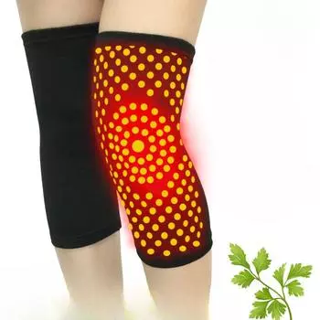 Две наколенники из полыни, старые холодные ноги, окрашенные суставы, теплые и теплые, наколенники, наколенники, дамы, люди среднего и пожилого возраста, защита от холода. M