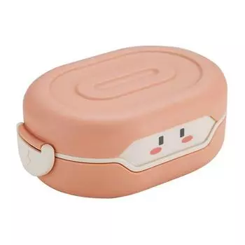 Две сетки для студентов, офисных работников, герметичные контейнеры для еды Bento Box, контейнеры для еды для детей розовый