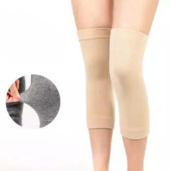 Две тонкие наколенники из чистого хлопка летом, чтобы согреть старые холодные ноги M