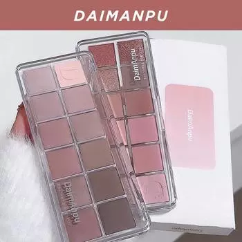 Двенадцать цветов палитры теней для век жемчужный хайлайтер землистый матовый хайлайтер тени для век доступный макияж