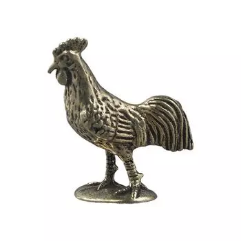 Двенадцать зодиакальных латунных петухов, латунные фигурки петухов, миниатюры ретро-петухов, кабинет латунный