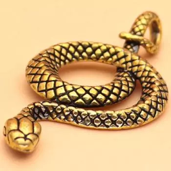 Двенадцать зодиакальных змей, старинная латунная статуя змеи, старинные реалистичные фигурки змей, элегантный изысканный талисман, скульптура животного