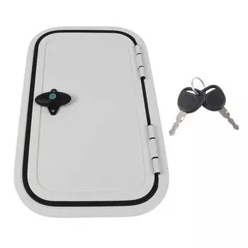 Дверь багажного отсека для автодома H500 Ш300мм, закругленный угол, защита от УФ-излучения, дверь для доступа и хранения для прицепа