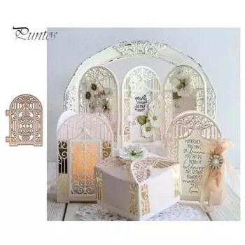 Дверь, окно, арка, металлические штампы, сделай сам, скрапбук, тиснение, бумажные карты, альбом, ремесло серебряный