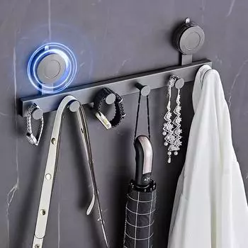 Дверь Серый крючок для одежды Крючок для одежды Вешалка для полотенец в ванной Крючок для стены Крючок для стены на клейкой основе Крючки для подвешивания не требуются