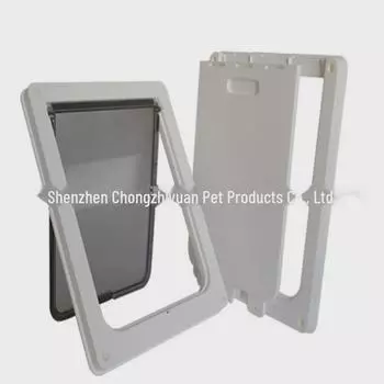 Дверца для собак и кошек средних и крупных пород Small белый