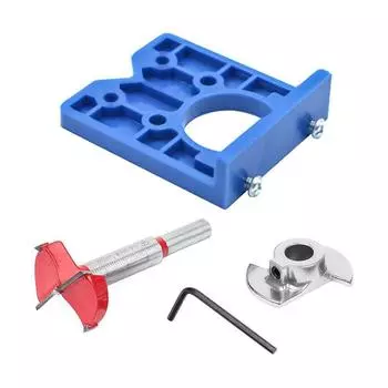 Дверцы шкафа Jig с пилой 35 мм сверло инструмент скрытое отверстие для петли для кухни 1 set