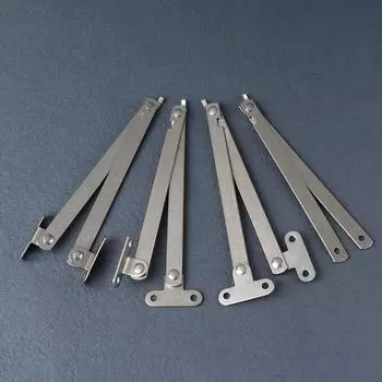 Дверцы шкафа с двумя тягами из нержавеющей стали, опорная петля для шкафа as the picture