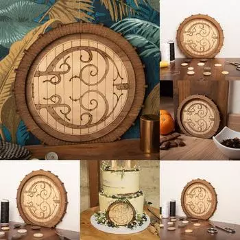 Двери фей для деревьев, уличные миниатюрные двери фей для украшения деревьев, аксессуары для сада фей One Size