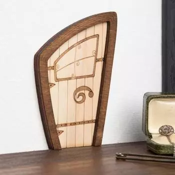 Двери фей для деревьев, уличные миниатюрные двери фей для украшения деревьев, аксессуары для сада фей One Size