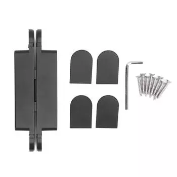 Дверная петля из цинкового сплава с матовой отделкой, тихая, регулируемая 3D-невидимая дверная петля для двери 1 3/8 дюйма