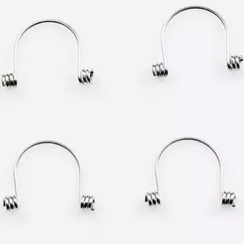 Дверная пружина из высококачественной ортодонтической стали для стоматологии Дверной язычковый торсионный язычковый торсионный язычковый вспомогательный пружинный механизм L/18x25mm