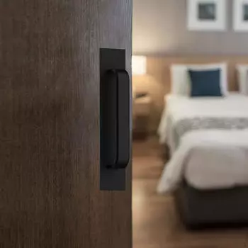 Дверная ручка, легкое применение, ручки для ящиков на кухне, балконе и в сарае Round Handle L