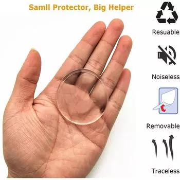 Дверная ручка настенный щиток Прозрачный мягкий резиновый дверной упор Бампер дверной ручки Наклейки для бесшумной работы Защитная накладка на глушитель Защитная заглушка