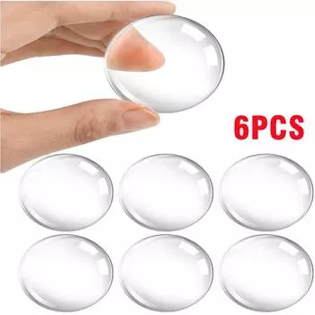 Дверная ручка настенный щиток Прозрачный мягкий резиновый дверной упор Бампер дверной ручки Наклейки для бесшумной работы Защитная накладка на глушитель Защитная заглушка