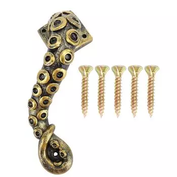 Дверная ручка Octopus из смолы, прочная, винтажная, бронзовая, для мебели, ручка Octopus Tentacle Door Ha