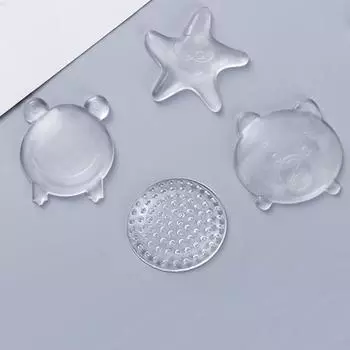 Дверная ручка Прозрачная дверная ручка Бампер Мягкий силиконовый круглый протектор стены в виде животного Лягушка Дверцы шкафа Упор глушителя Холодильник