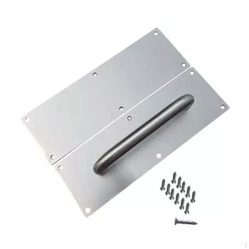 Дверная ручка Pull and Push Plate легко устанавливается с помощью крепежных винтов. Аксессуары для амбарных ручек