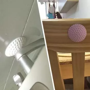 Дверная ручка Защитная накладка на заднюю стенку Savor Shockproof Crash Pad WH One size белый