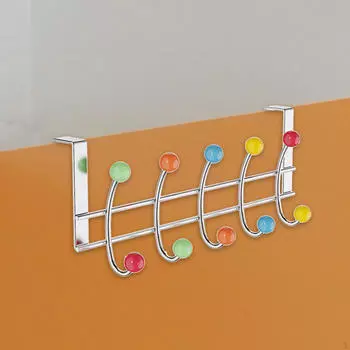 Дверная вешалка 5 крючков вешалка для одежды крючок для хранения одежды для спальни гардероба кухни B