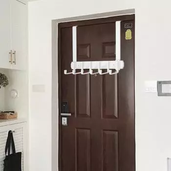 Дверная вешалка Современная нержавеющая дверная вешалка для одежды, пальто, шляпы, полотенца, вешалка для одежды, бытовые принадлежности S чёрный